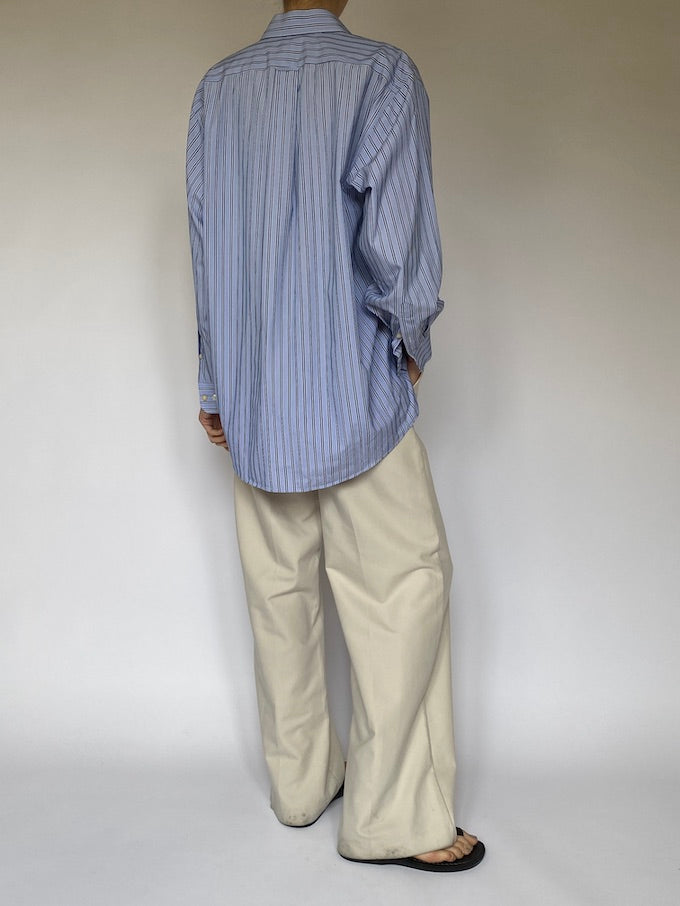 Vintage striped oversized shirt 5544