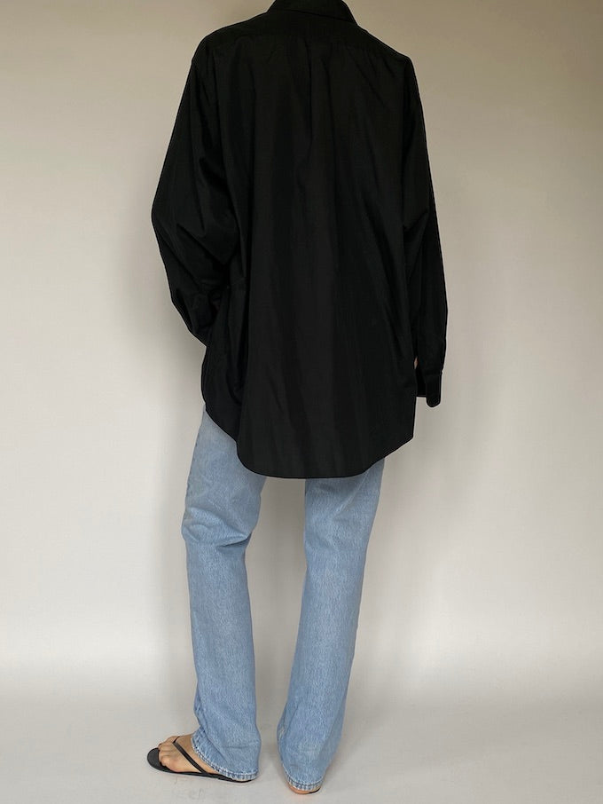Vintage oversized black shirt 5592
