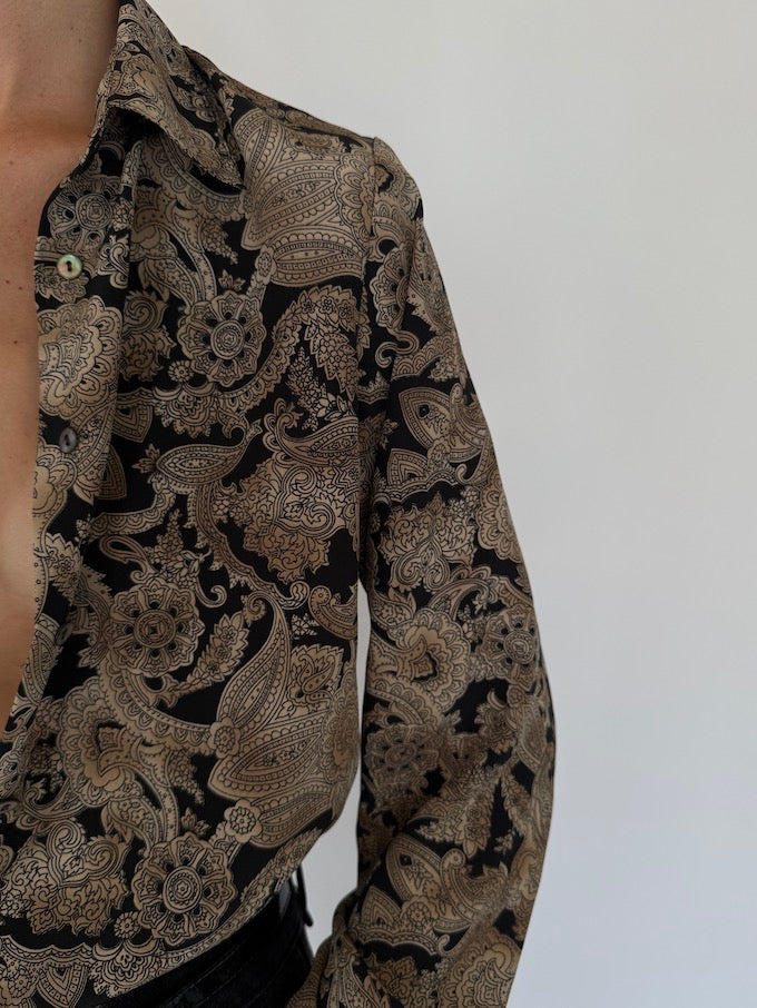 Blouse, vintageblouse, paisley, svc, shopvintagecollection