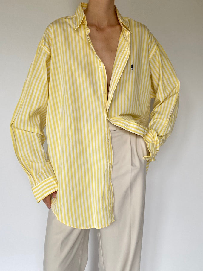 Vintage oversized striped Ralph Lauren shirt 5634