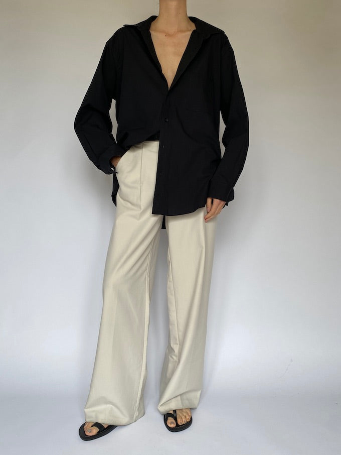 Vintage black oversized shirt 5534