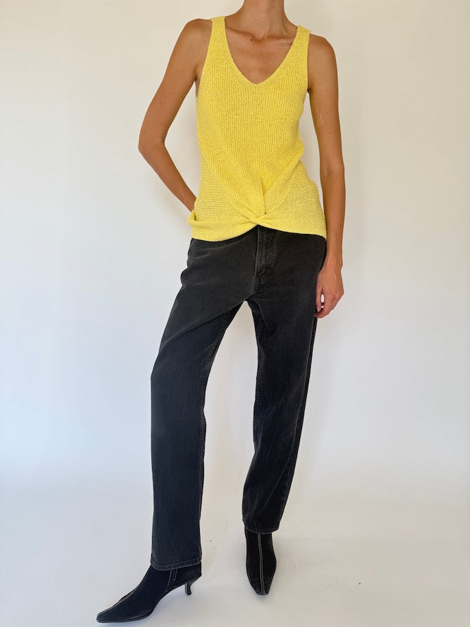 Vintage yellow tank top 2715