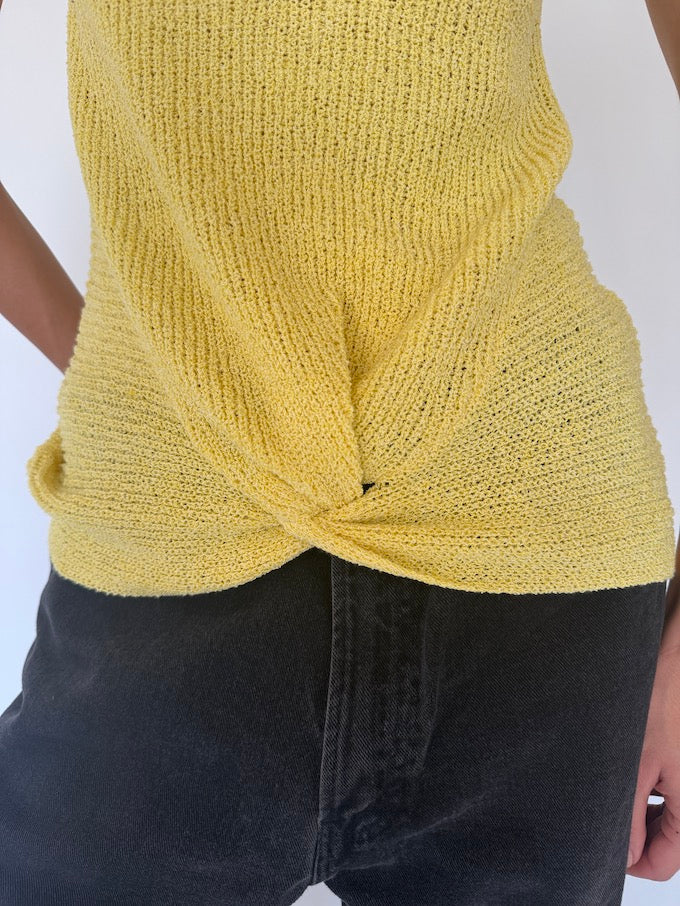 Vintage yellow tank top 2715