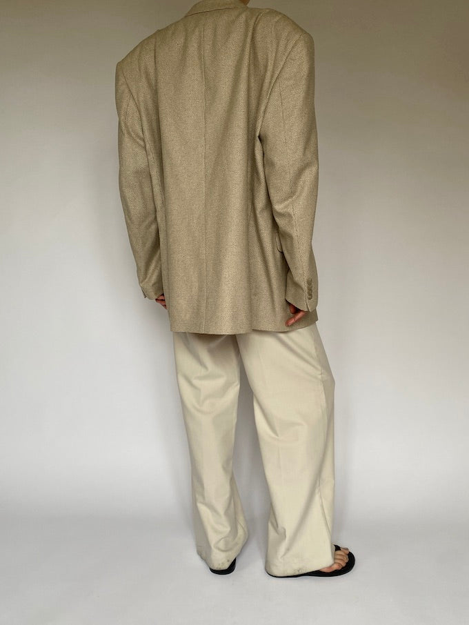 Vintage oversized blazer in beige 5493