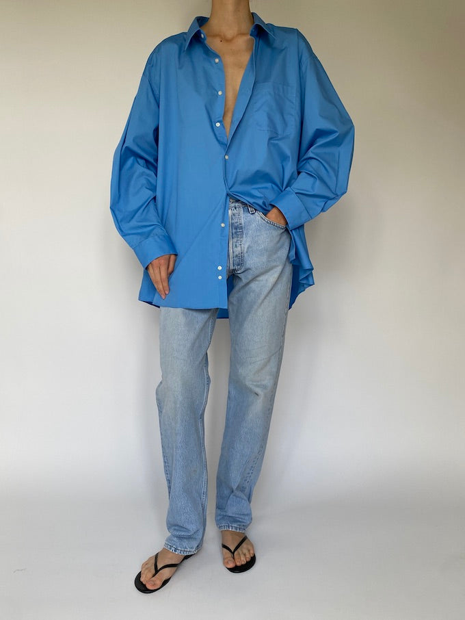 Vintage blue shirt 5254