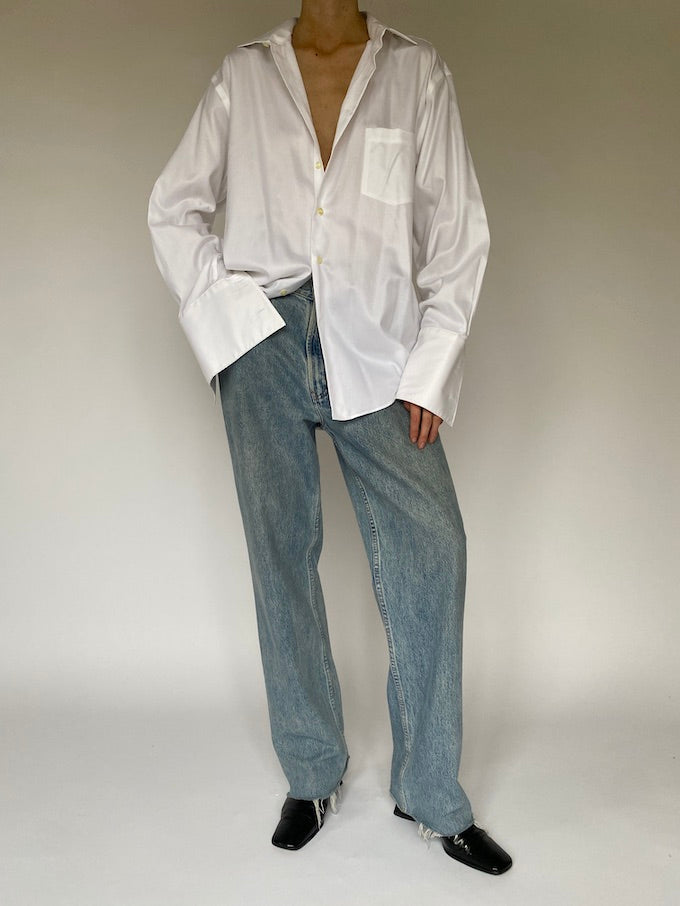 Vintage oversized white shirt 5328