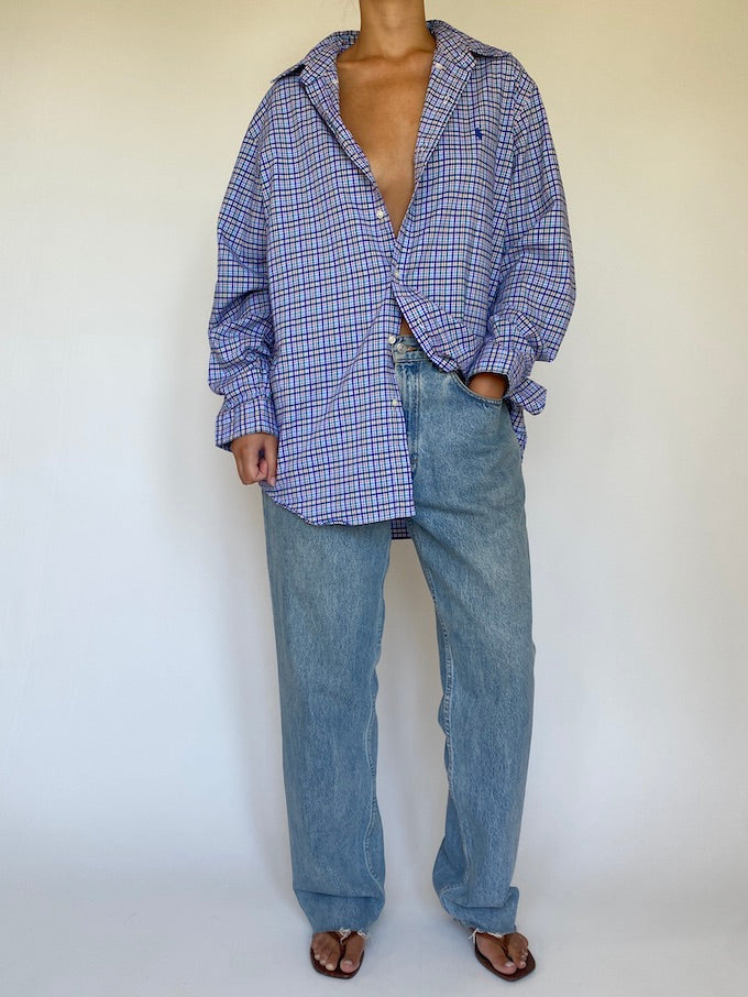 Vintage checked oversized Ralph Lauren shirt 5668