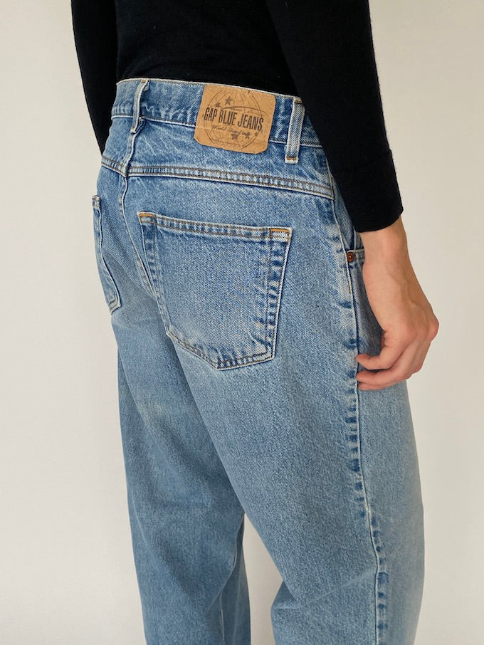 Vintage Oversized Gap Blue Jeans 5343