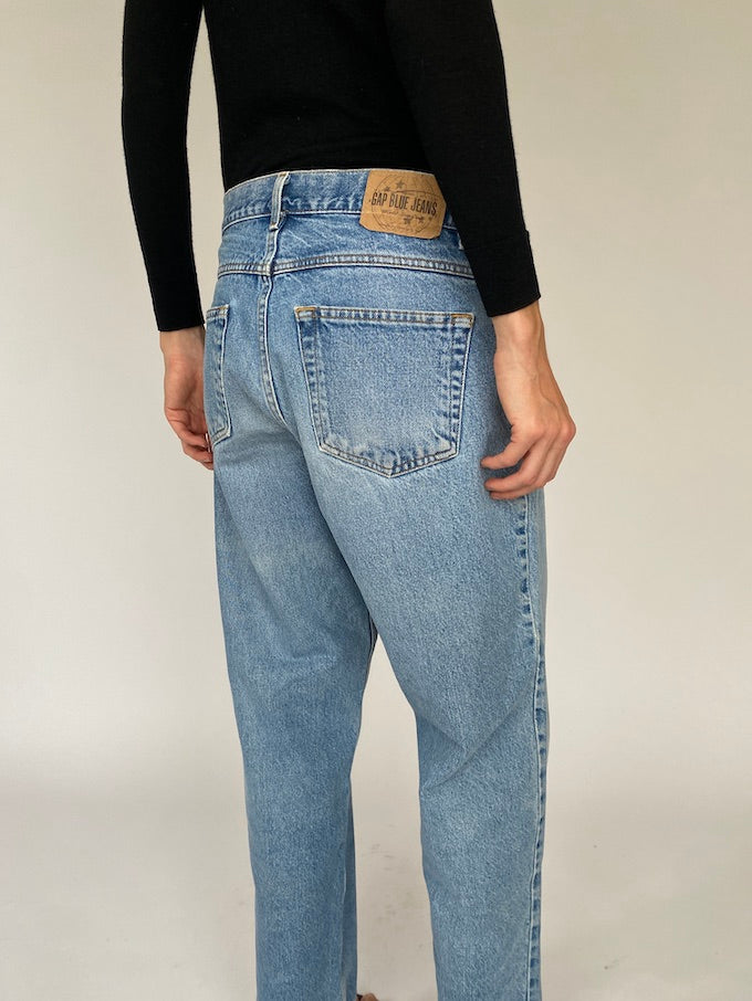 Vintage Oversized Gap Blue Jeans 5343