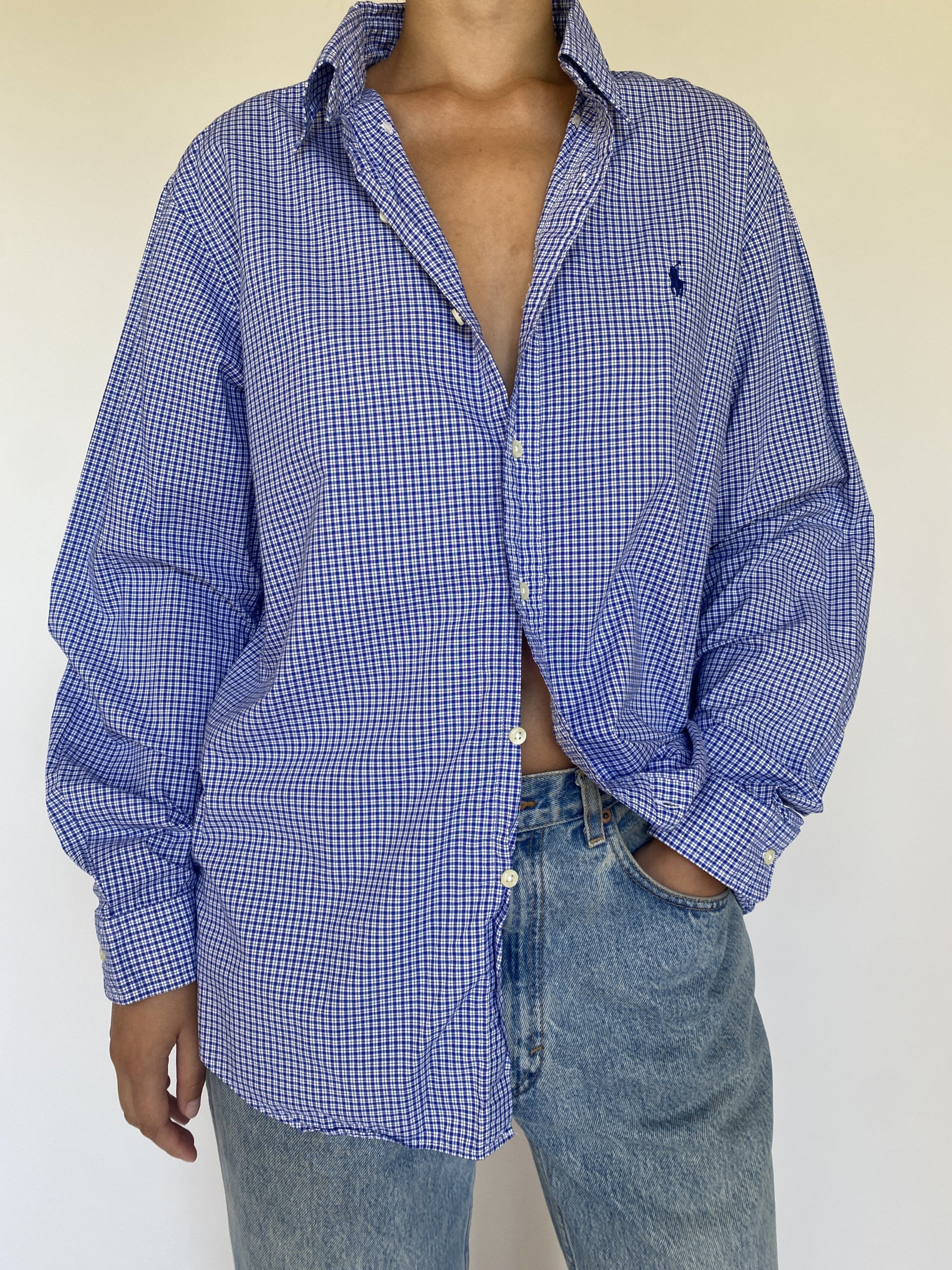 Vintage oversized Ralph Lauren checked shirt 5670
