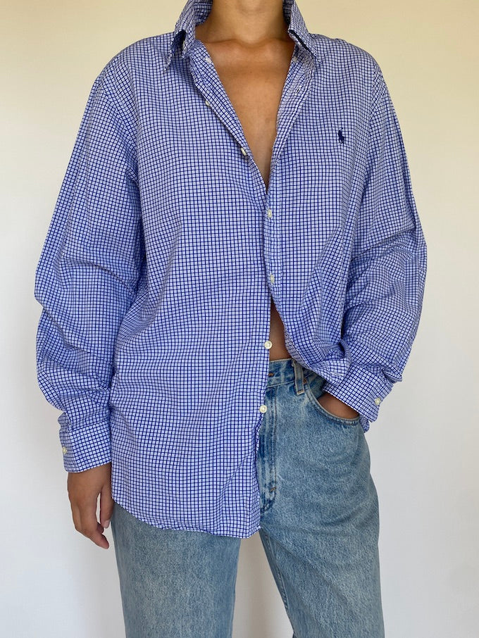 Vintage oversized Ralph Lauren checked shirt 5670