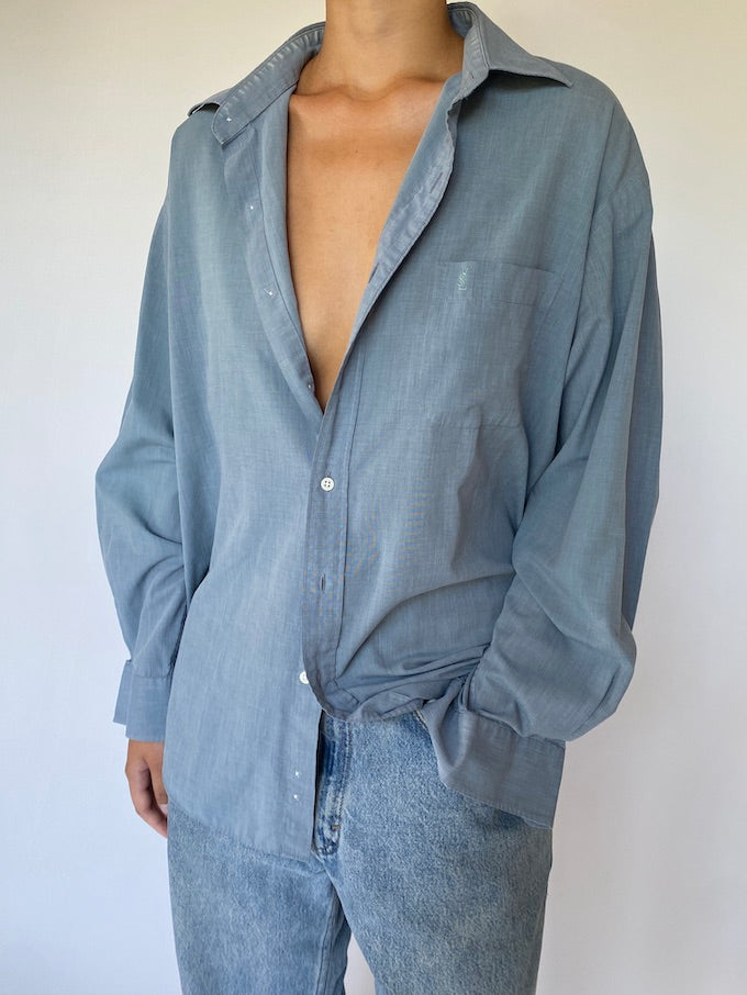 Vintage Yves Saint Laurent Shirt in blue 5654