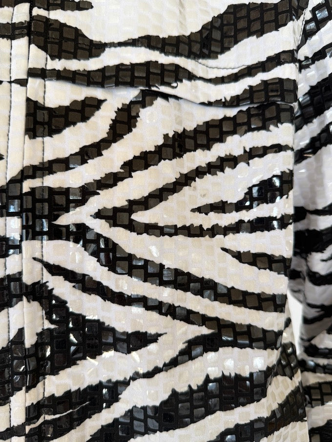 Vintage Zebra printed jacket 5758