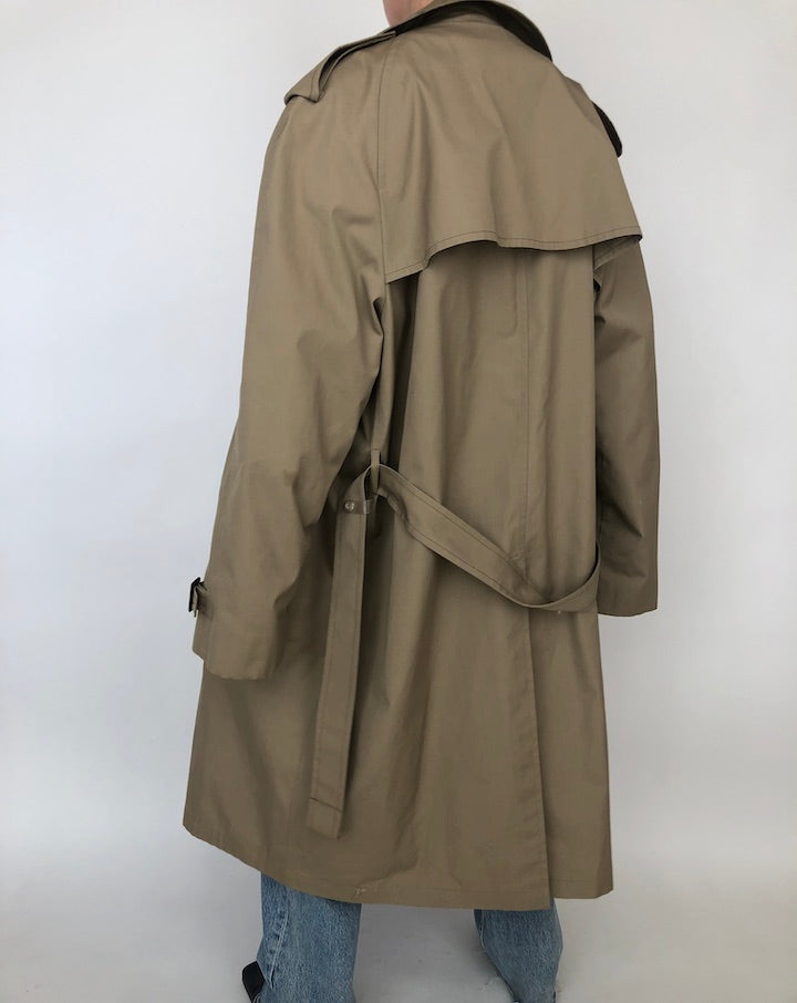 VINTAGE BEIGE OVERSIZED TRENCH COAT 205