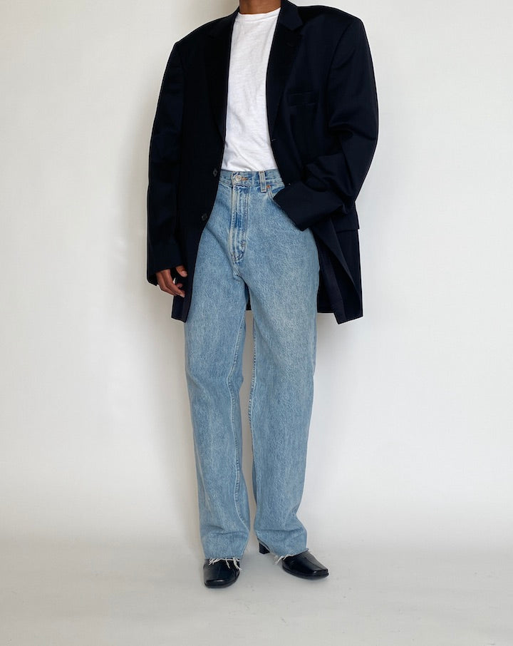 VINTAGE BLACK OVERSIZED BLAZER 4271