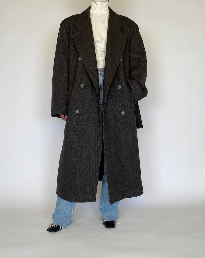 VINTAGE OVERSIZED LONG COAT BY CHRISTIAN AUJARD 4480