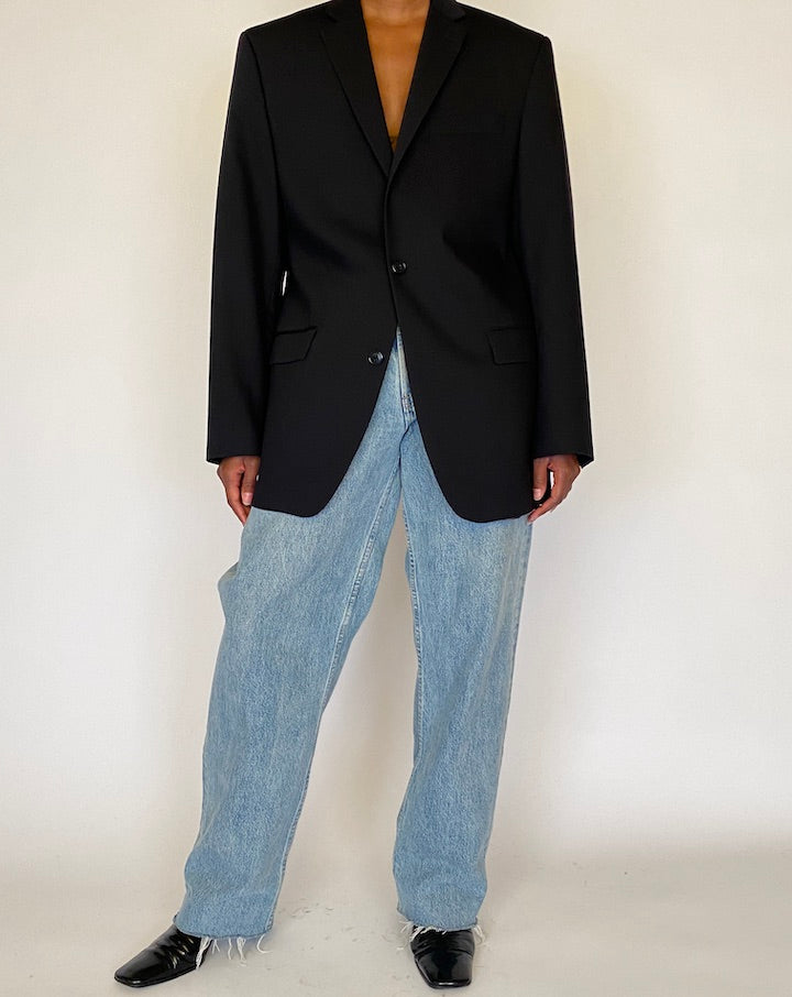 VINTAGE BLACK CALVIN KLEIN BLAZER 4495