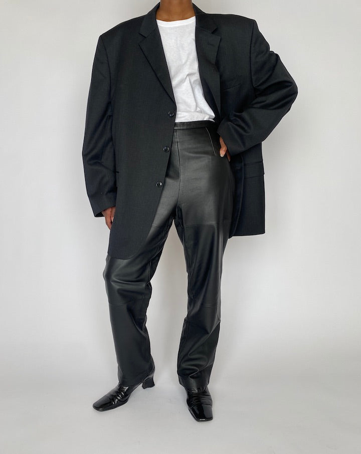 VINTAGE SINGLE BREASTED WOOL BLAZER 4551
