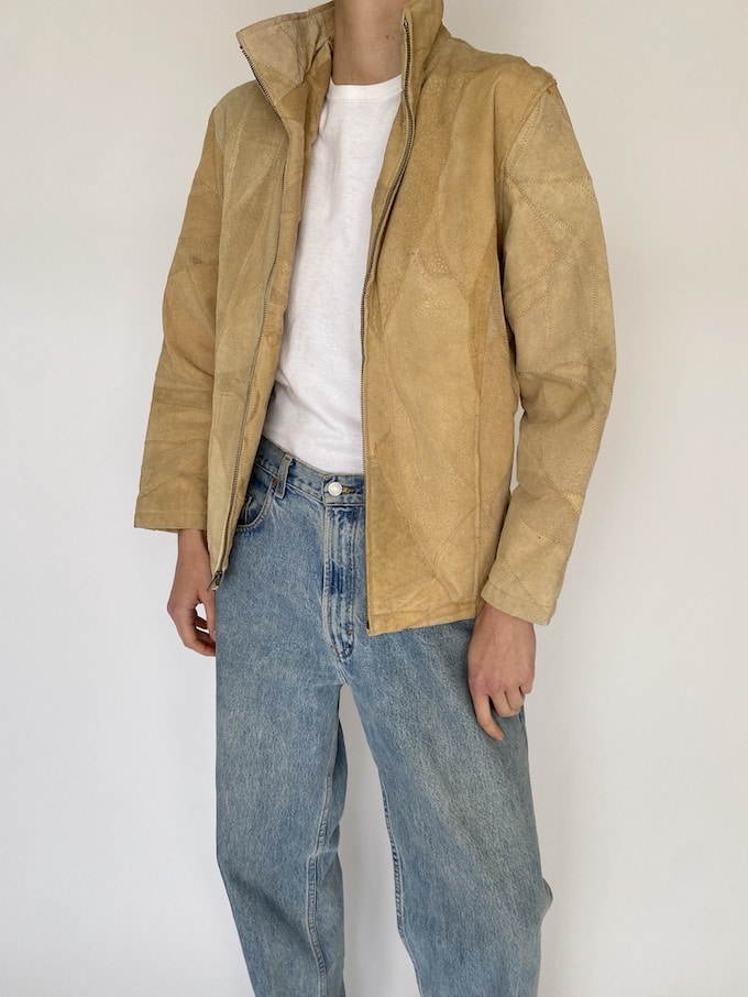Leather jacket, vintage leather jacket, svc, shopvintagecollection