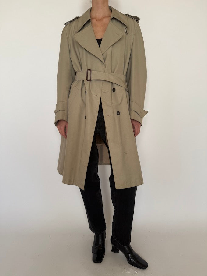 Trench coat, vintage trench coat, svc, shopvintagecollection