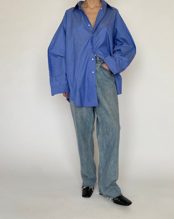 VINTAGE BLUE RALPH LAUREN SHIRT 4823