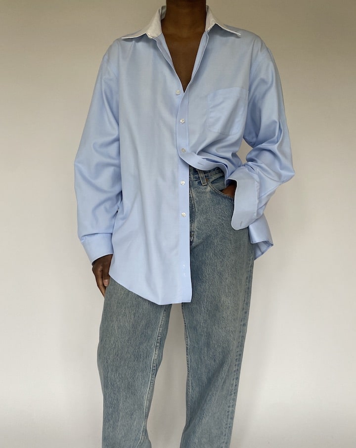 VINTAGE BLUE SHIRT 4871