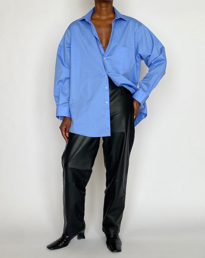 VINTAGE BLUE OVERSIZED SHIRT 5134