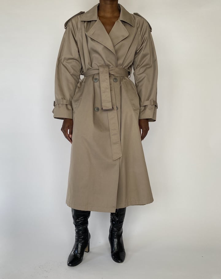 Vintage Beige Trench Coat 5140