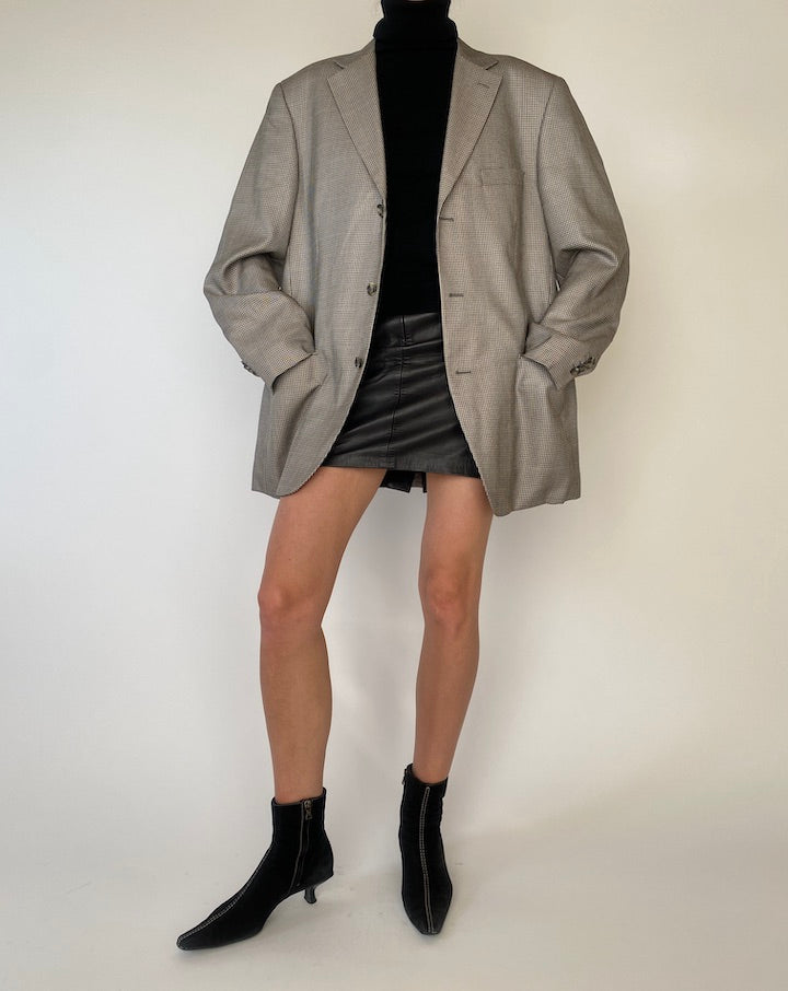 Vintage Houndstooth Blazer 5243