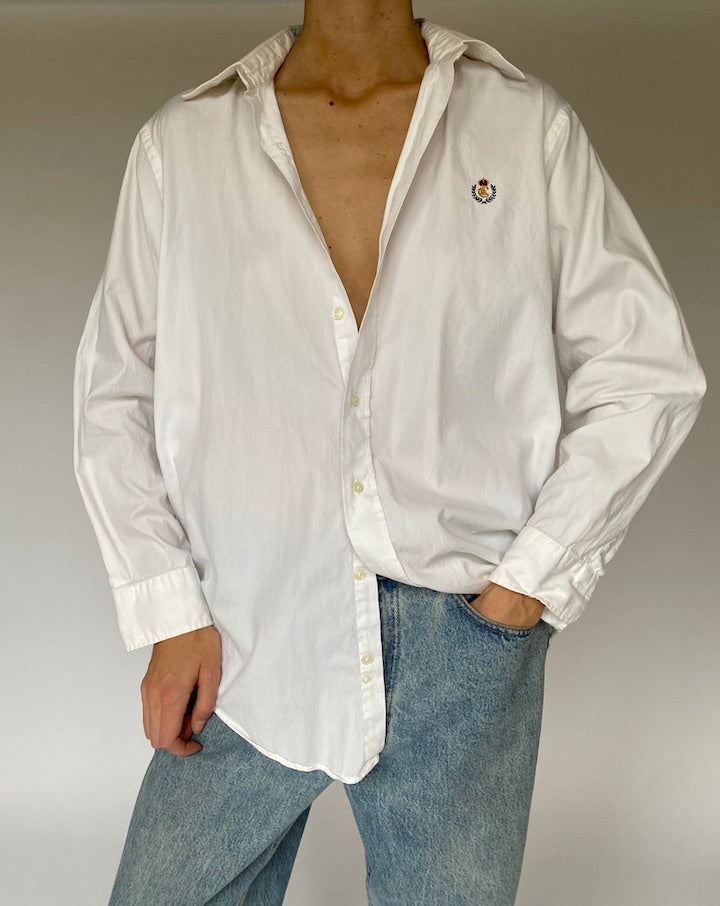 Vintage White Ralph Lauren Shirt 5307