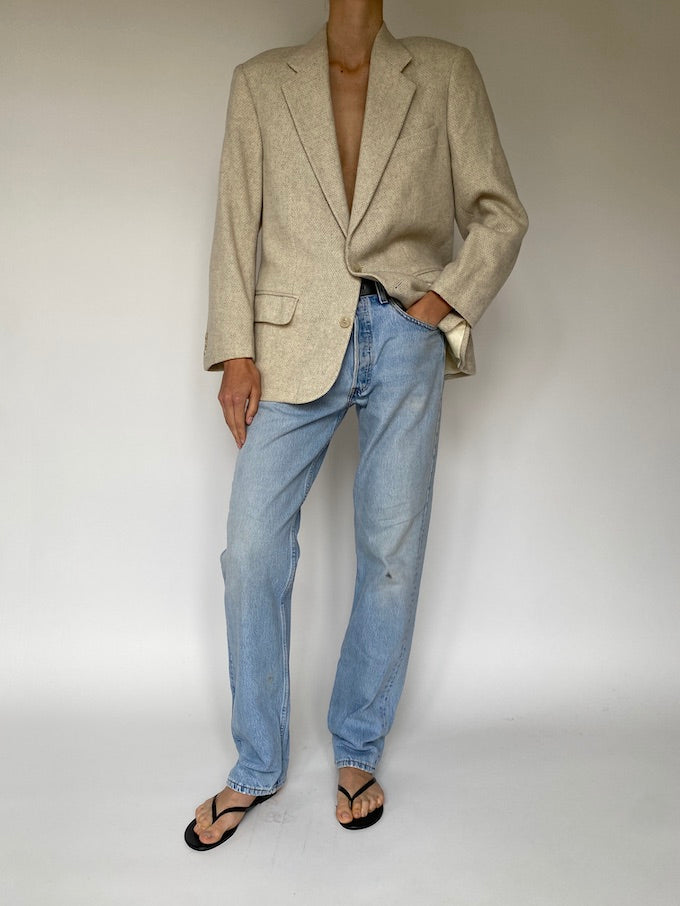 Vintage beige blazer 5326