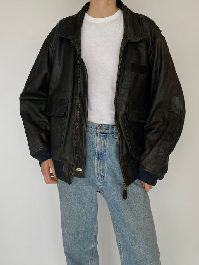 Vintage leather jacket 5471