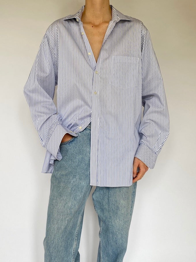 Vintage oversized striped shirt 5510