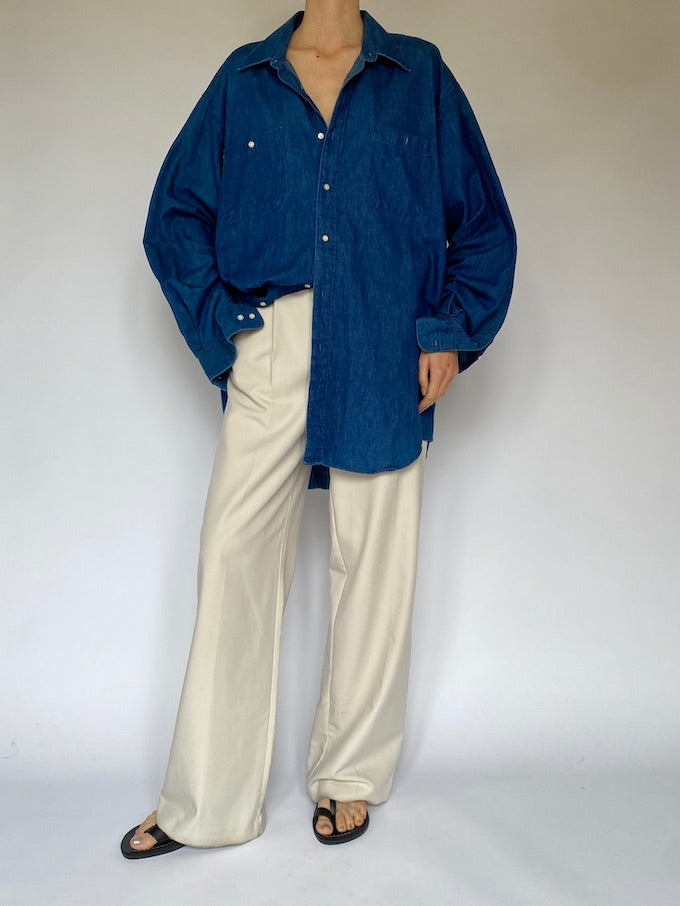 Vintage oversized denim shirt 5531