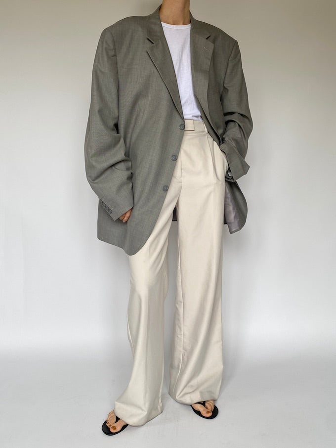 Vintage oversized blazer in grey 5567