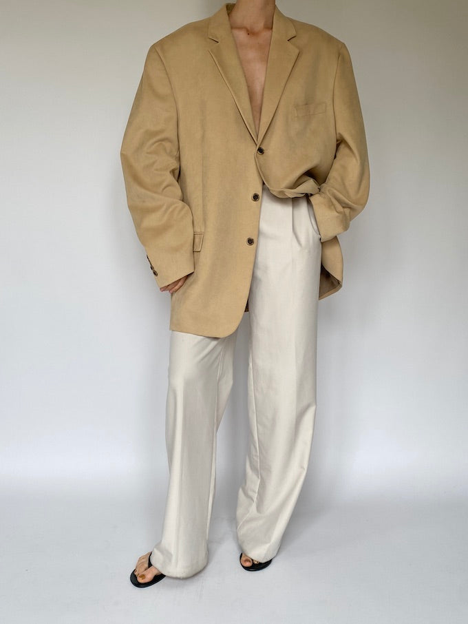 Vintage oversized beige blazer 5580