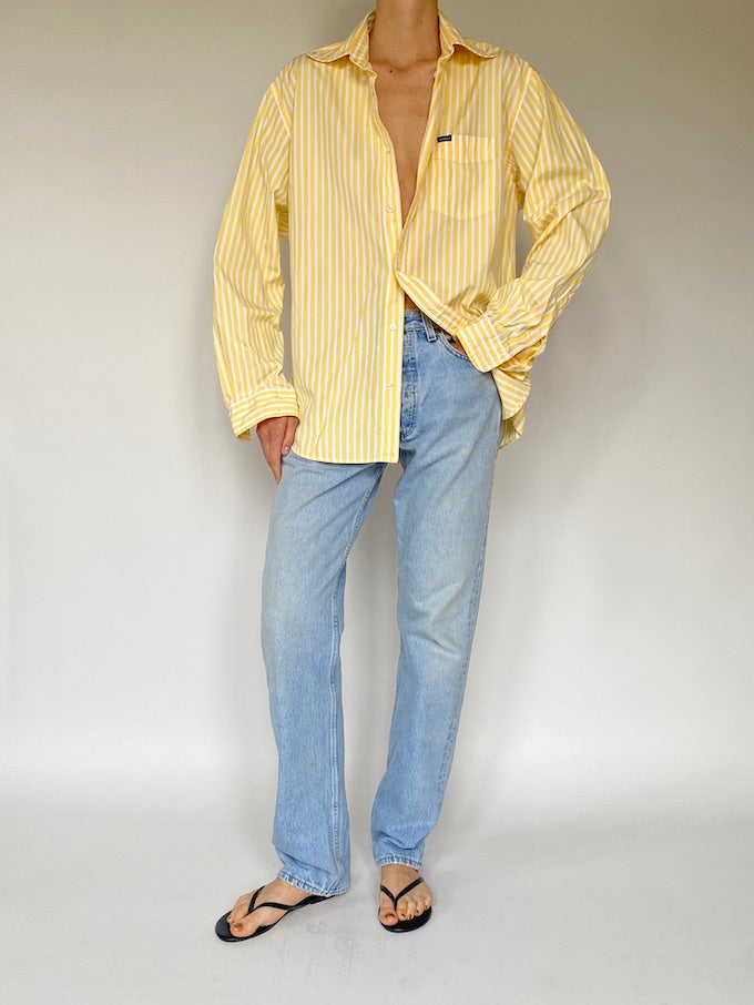 Vintage striped oversized shirt 5609