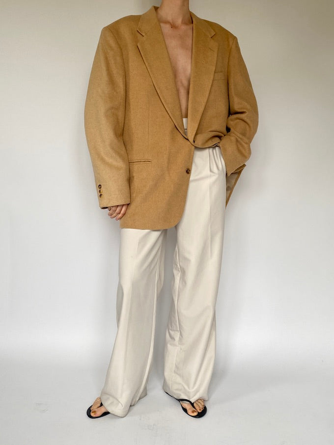 Vintage oversized blazer in camelhair 5624