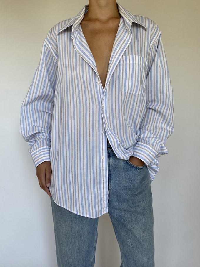 Vintage striped Christian Dior shirt 5659