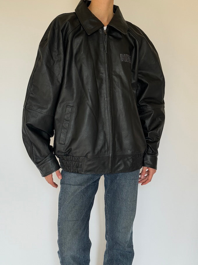 Leather jacket, vintage leather jacket, svc, shopvintagecollection