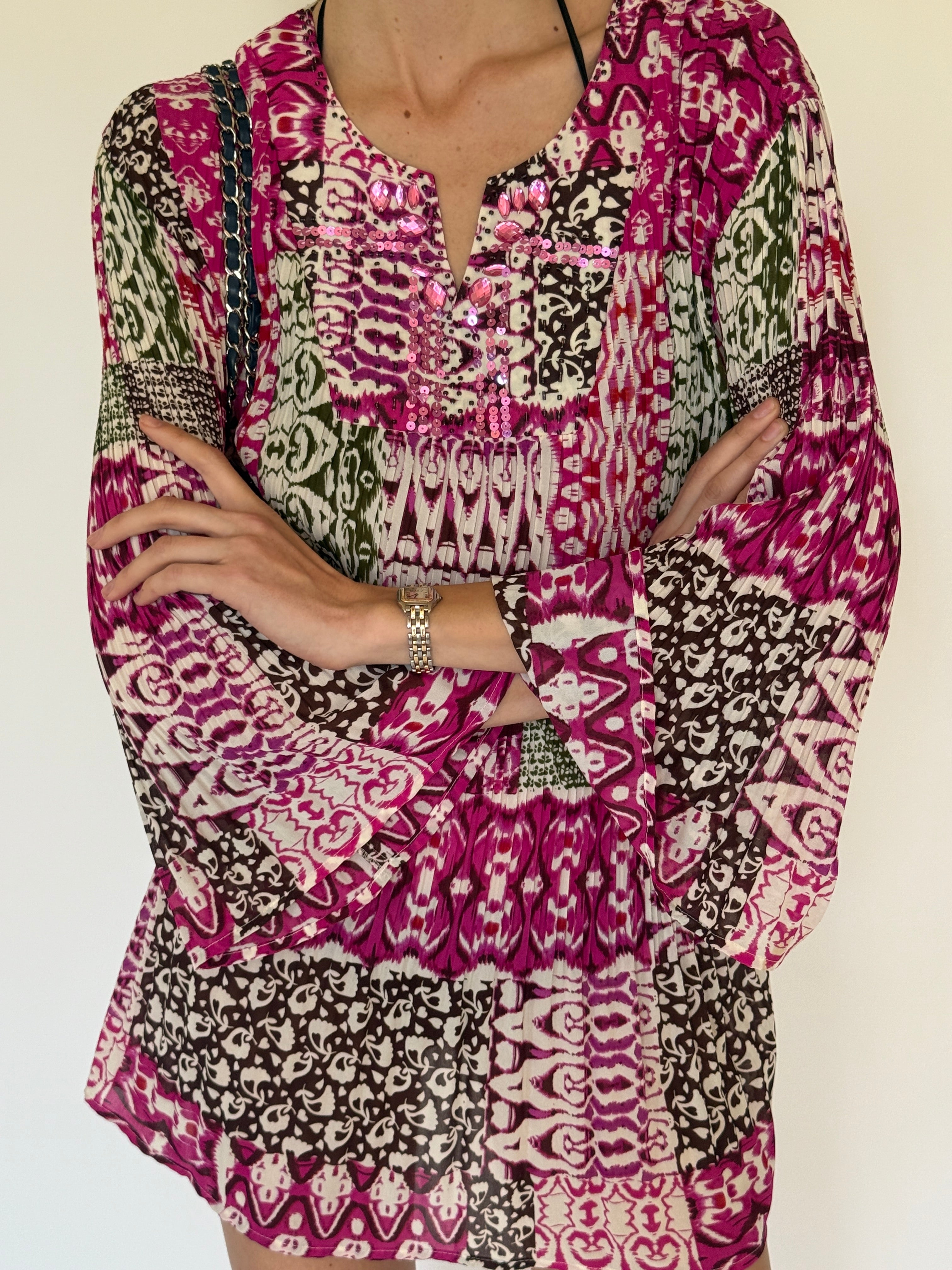 Vintage Bohemian Beach Cover-Up 6257