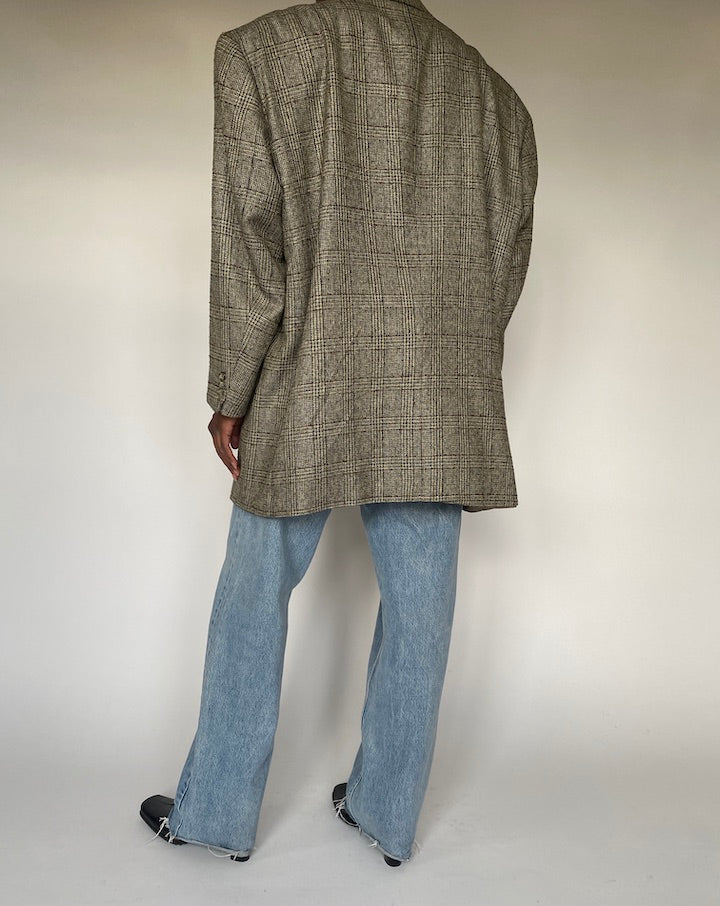 VINTAGE OVERSIZED SINGLE-BREASTED BLAZER 4392