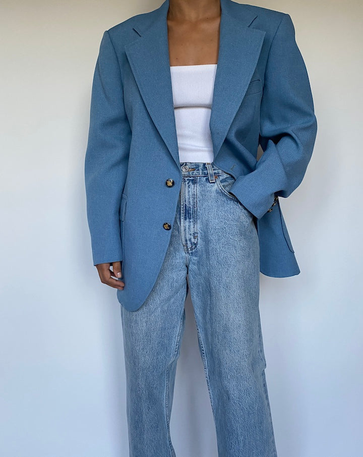 VINTAGE BLUE BLAZER 2772