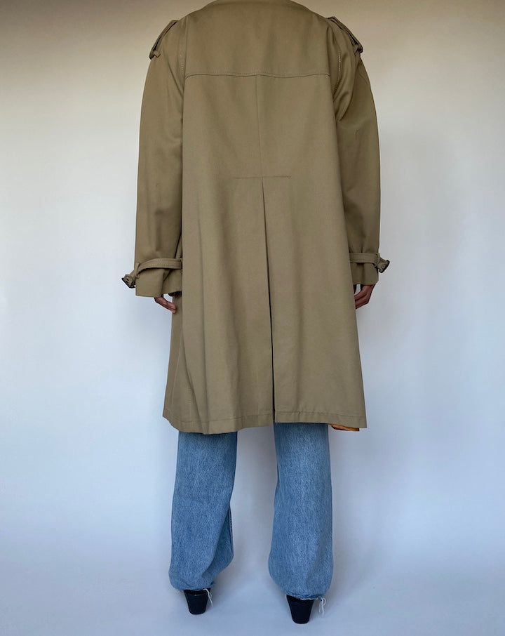 VINTAGE OVERSIZED BEIGE COAT 2774