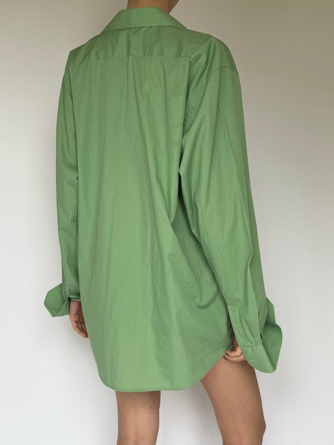Vintage shirt green 6206