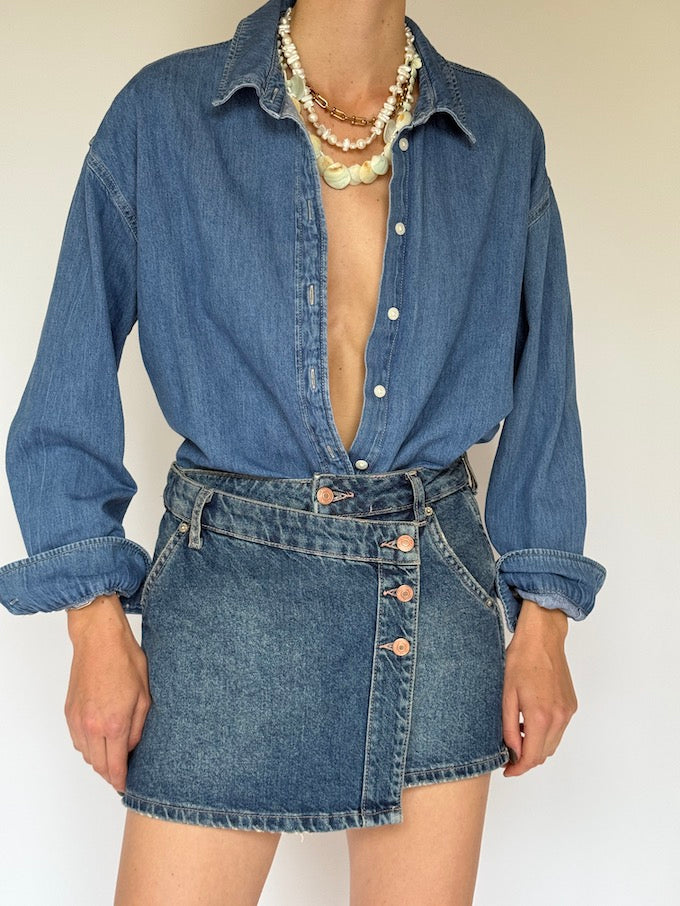 Vintage denim shirt 6241