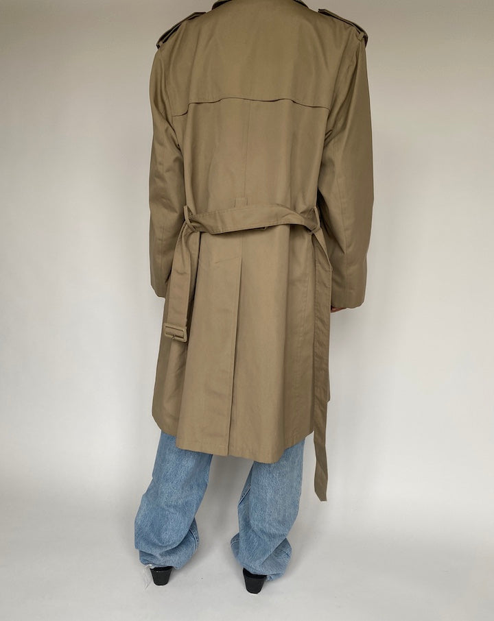 VINTAGE BEIGE TRENCH COAT 1458