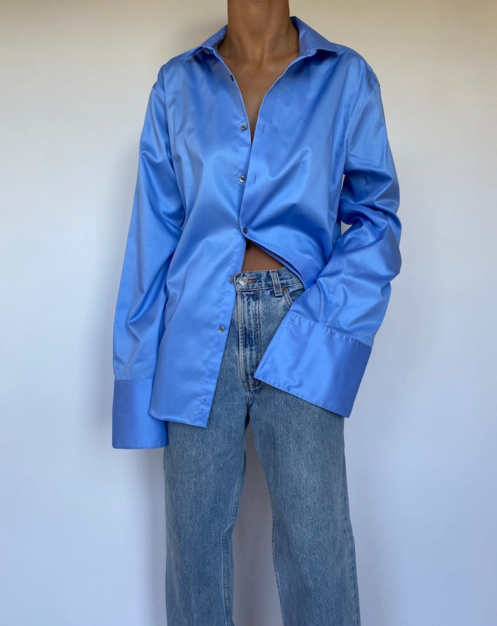 VINTAGE BLUE CALVIN KLEIN SHIRT 2797