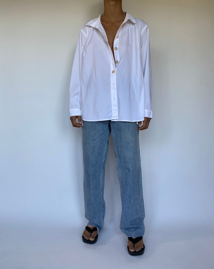 VINTAGE WHITE COTTON SHIRT 2800