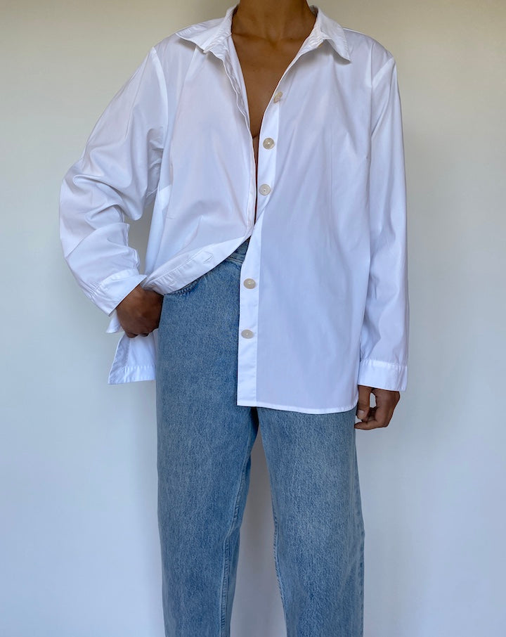 VINTAGE WHITE COTTON SHIRT 2800